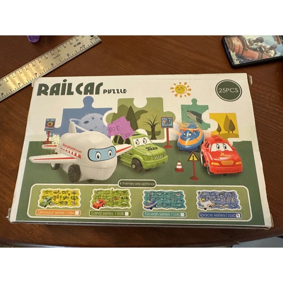 Fenming Railcar Puzzle 25 Pieces Airplane Car Train Kids Educational Toy space‎ - Picture 2 of 4